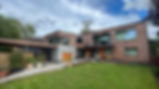 Modern home with wooden façade