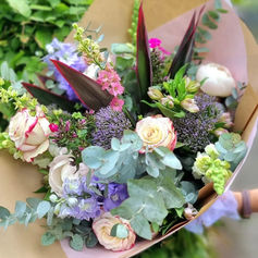 Bouquet of different flowers of multiple colours