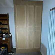Bespoke wooden wardrobe