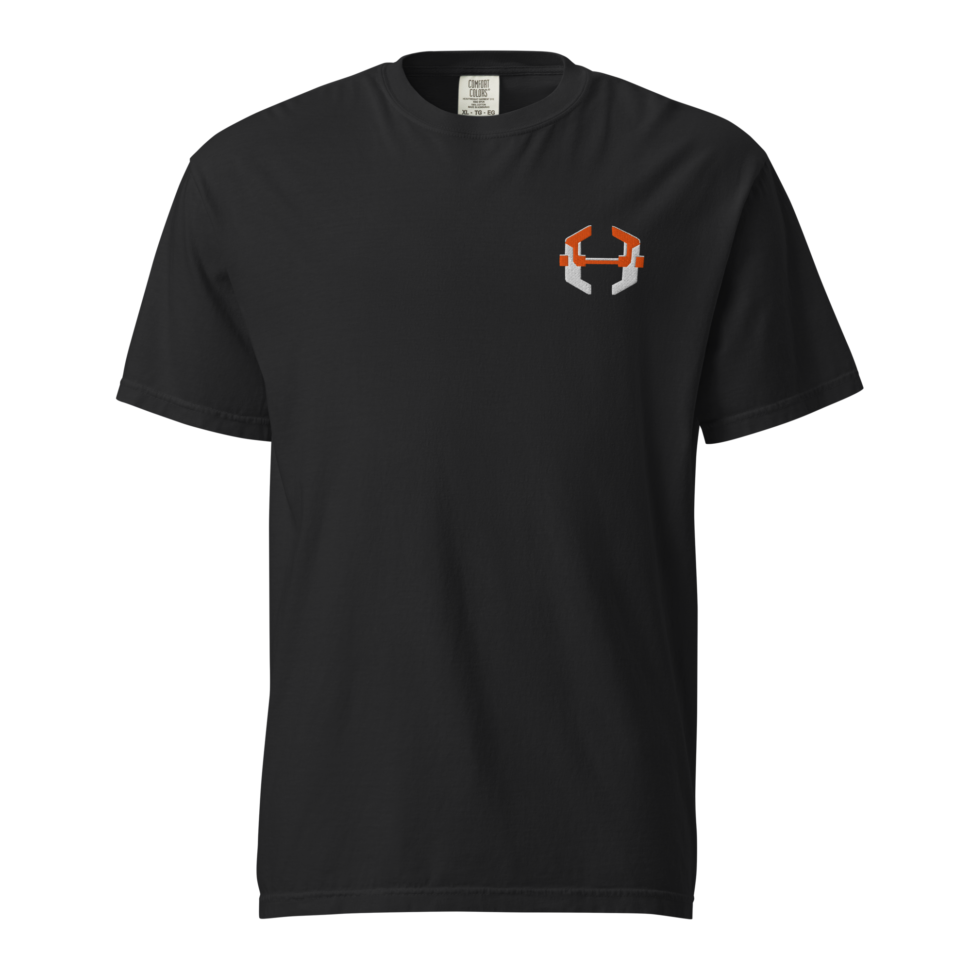 T-shirt cotton, Logo brodé, homme