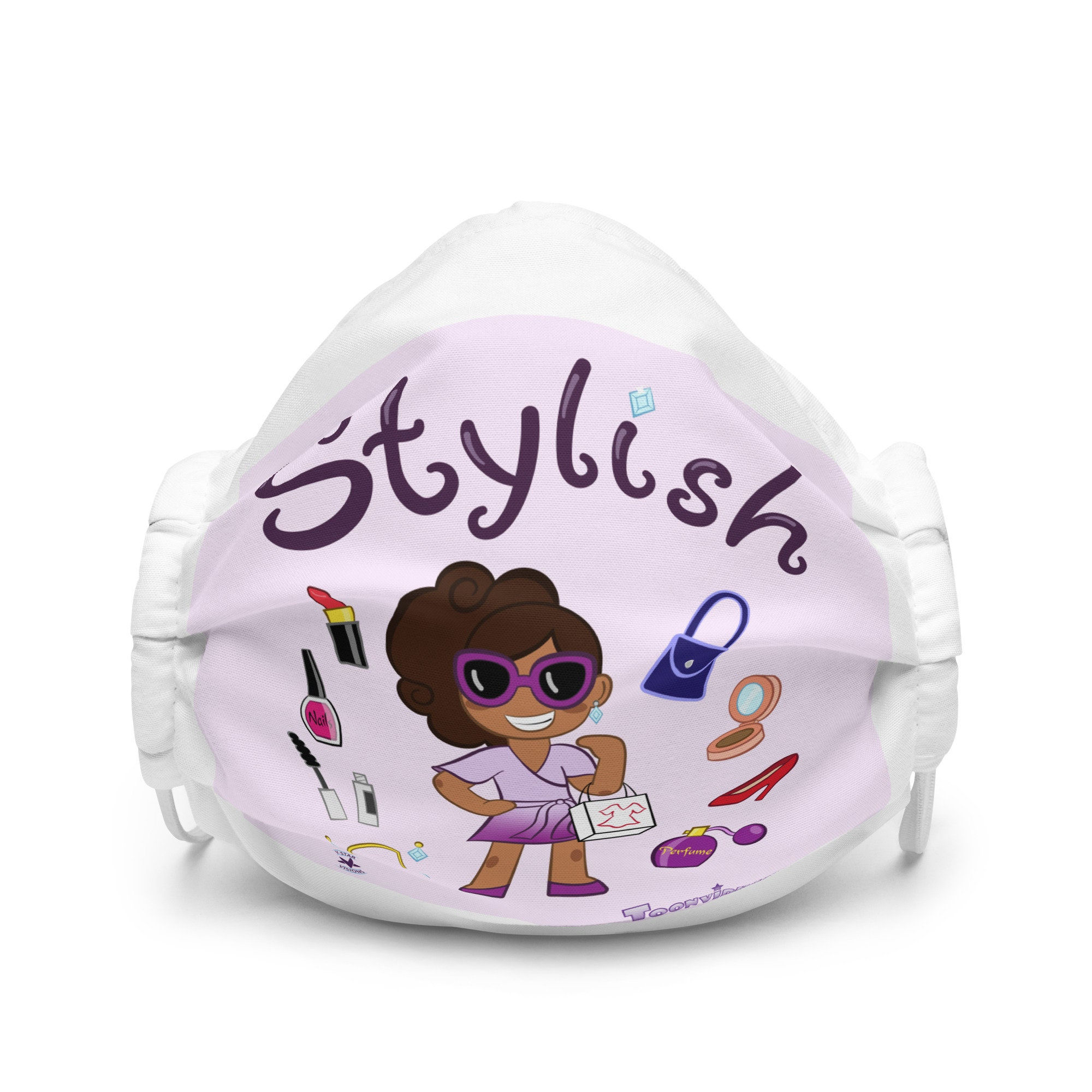 TOONVIDUALS Stylish Model Girl 1 Face Mask