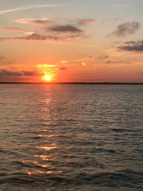 Sunset From The Intracoastal Water Way Image