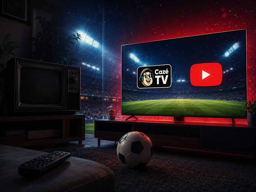 O YouTube deixou de ser apenas o lugar dos melhores momentos, virou o estádio oficial de um sábado inteiro de quartas de final de Copa do Mundo.