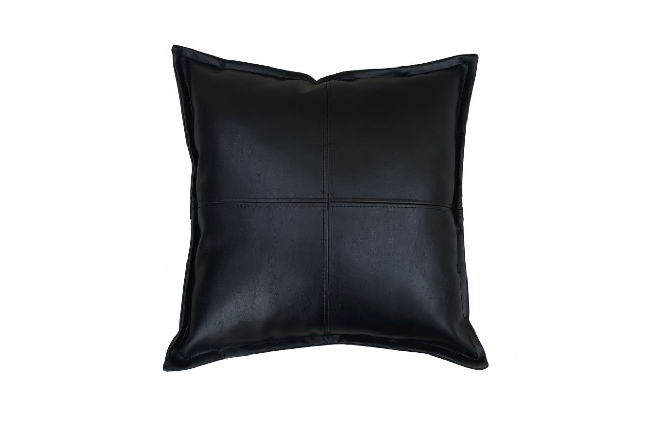 'Corium' Siyah Kırlent 45x45