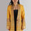 Thumbnail: Mustard Coloured Printed Short Coat