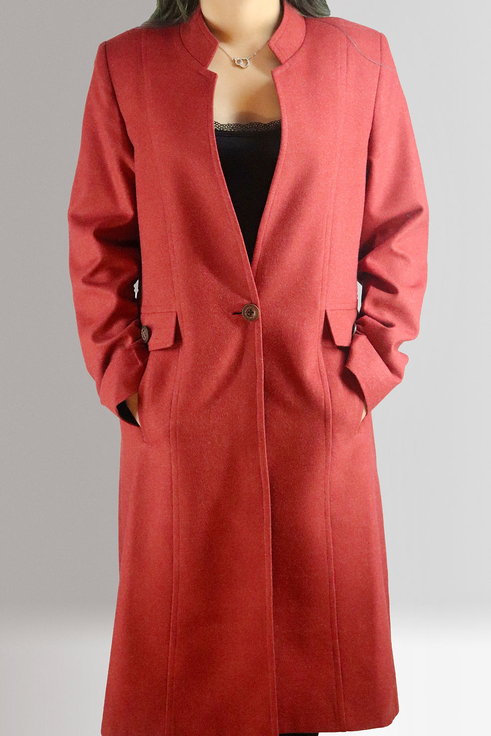 Thumbnail: Rust Coloured Long Coat