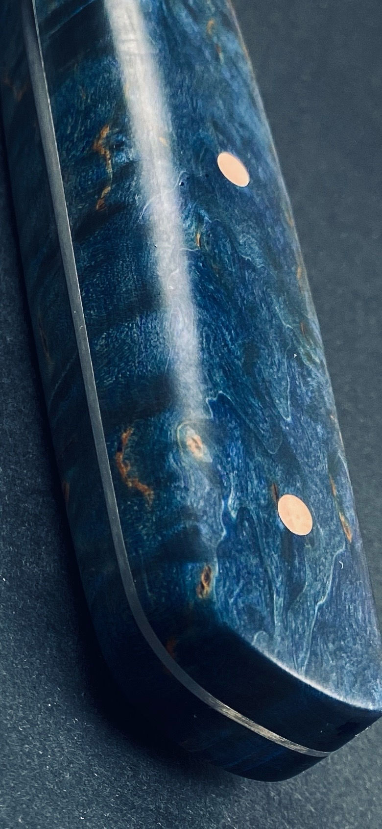 Stabalized birch and copper pins