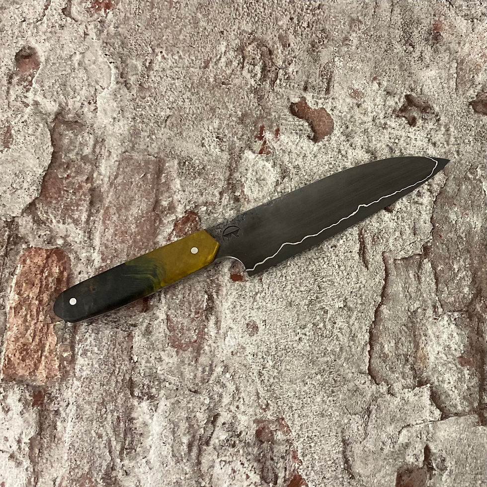 Petty, knife, kitchenknife, kitchenknives, Apexultra, handcrafted, Küchenmesser, handgeschmiedet