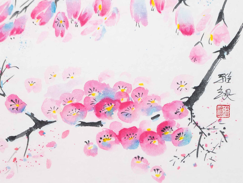 Thumbnail: Cherry blossoms close up.