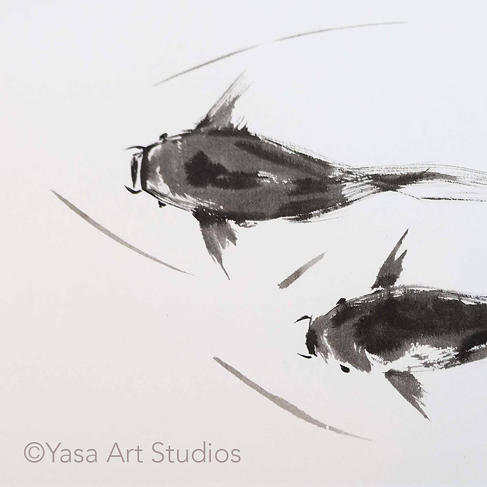 Thumbnail: Koi fish detail close up.
