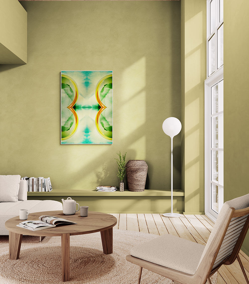 Green & Yellow Abstract