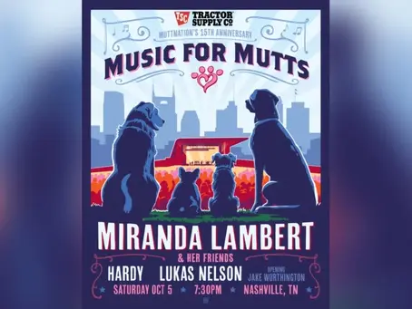 Miranda Lambert & more to play show for Dogs