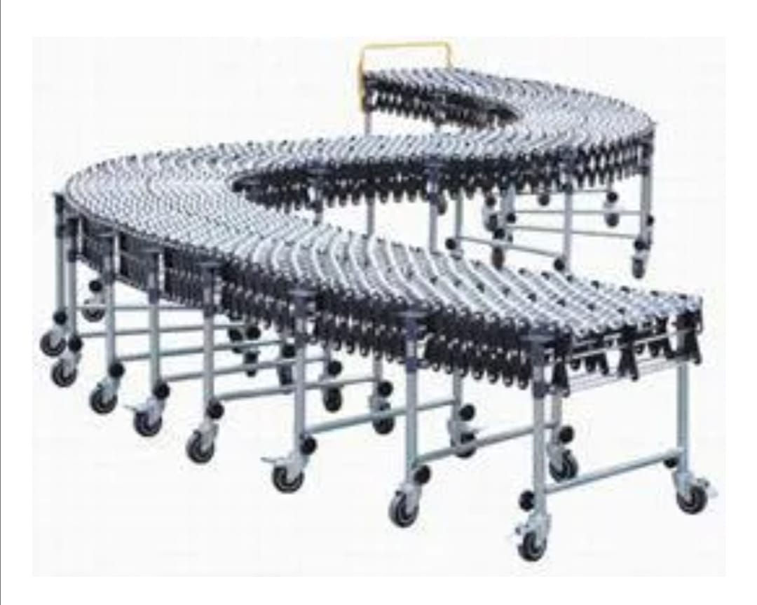 Transportador flexible rueda patin