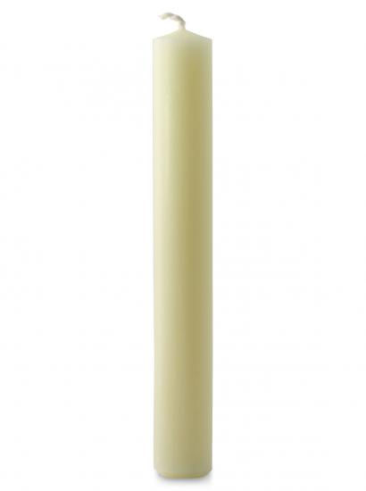 12" by 1 1/8" Church Candles with Beeswax - Box of 12