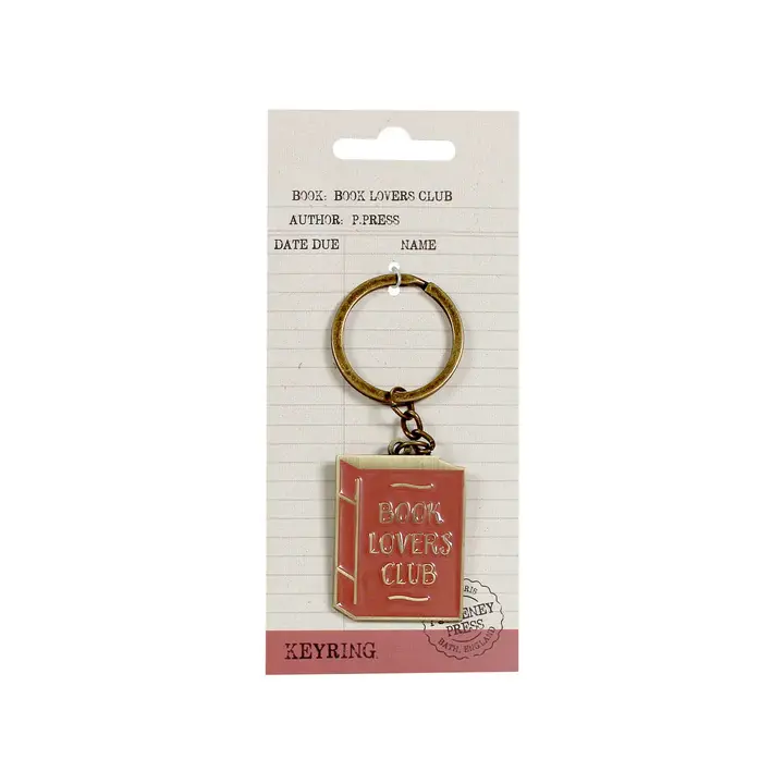 Thumbnail: Metal Keyring - Pulteney Press (Book Lovers) Full view