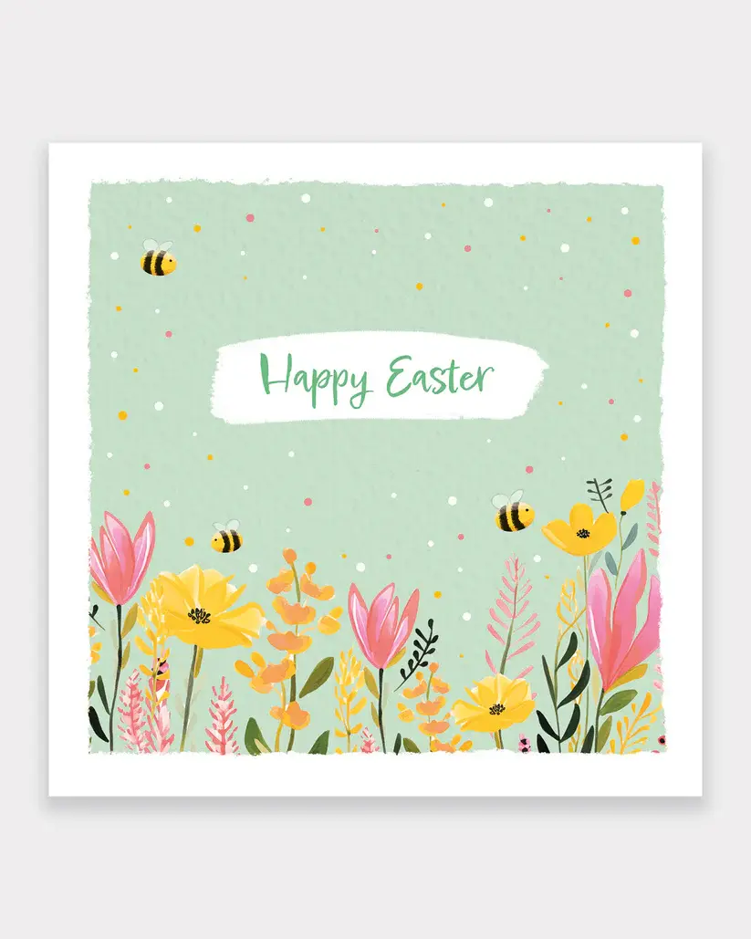 TLM Charity 'Spring Bees' Easter Cards - Pack of 4