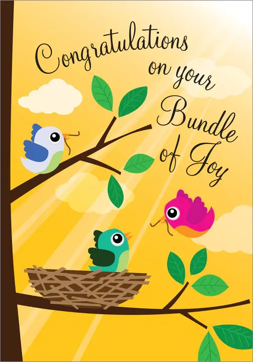 New Baby Greetings Card