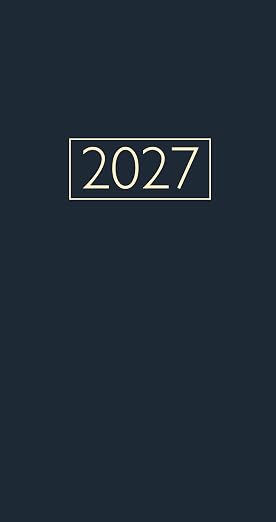 Church Pocket Book and Diary with Lectionary 2027 - Navy