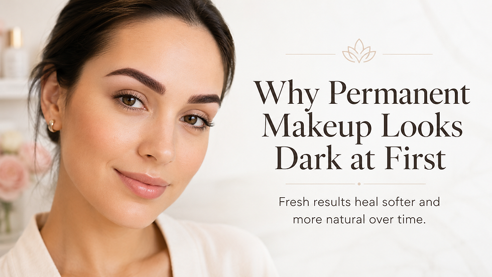 Why Permanent Makeup Looks Dark at First | Permanent Cosmetics NW Portland