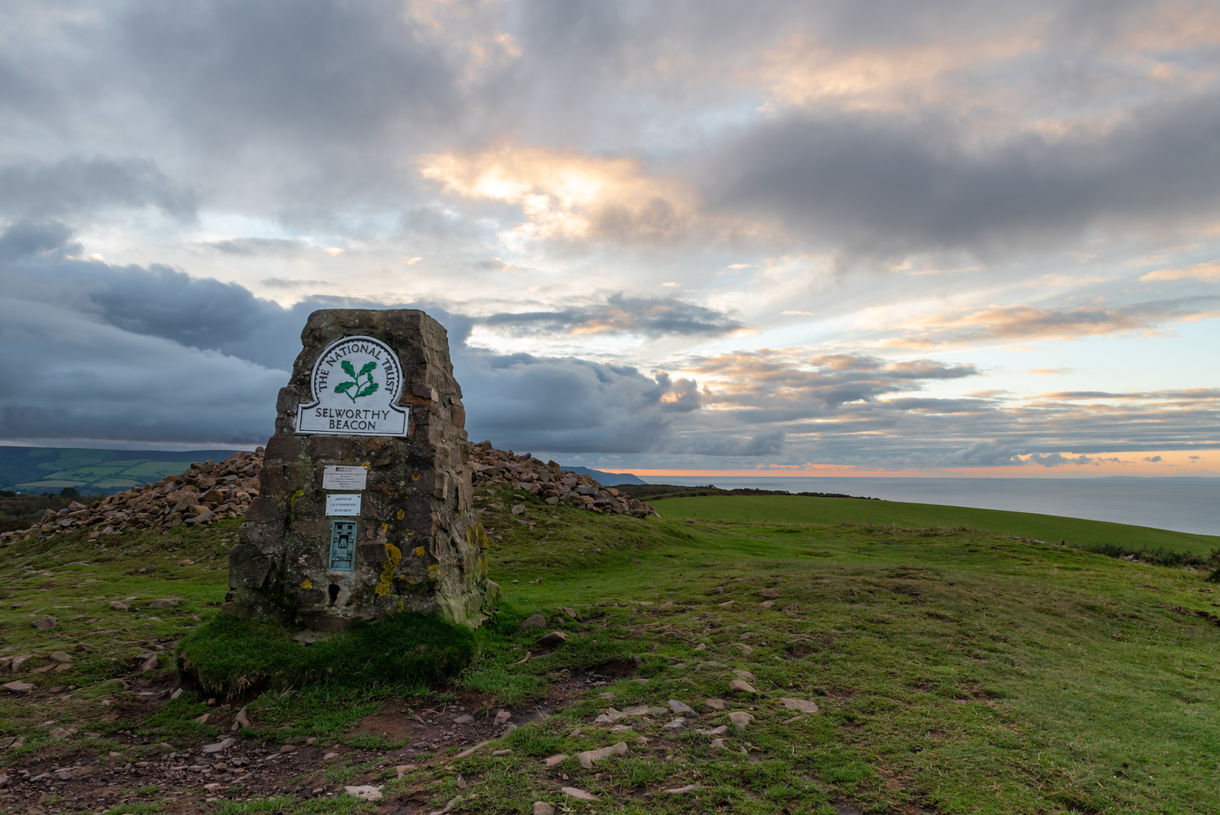 Selworthy Beacon on Exmoor, Devon. UK