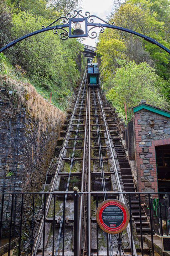 Funicular railway at Lynmouth, North Devon