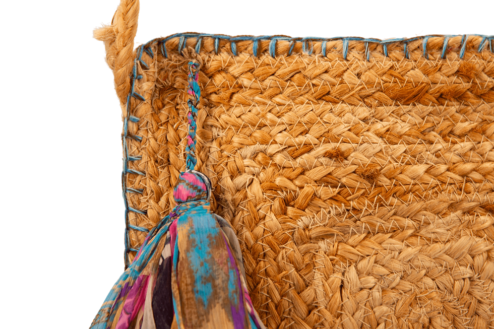 Miniatura: Bolso Bandolera Rafia FRONT