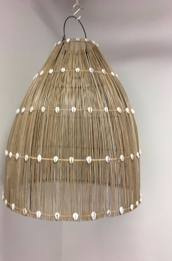 Thumbnail: Bamboo & Seashell Light Pendant