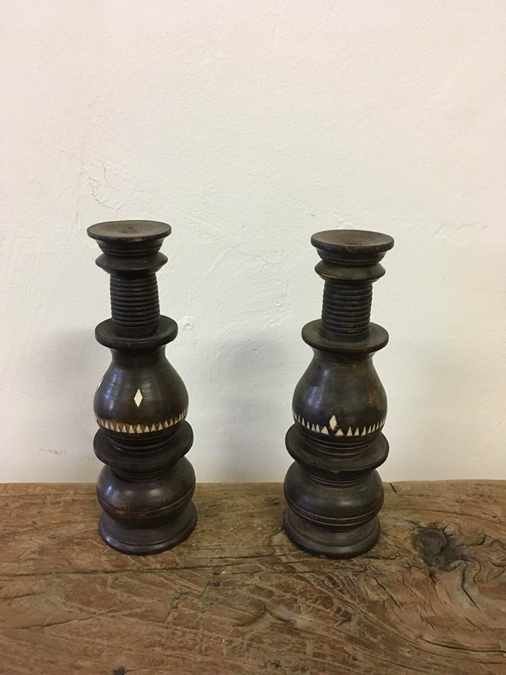Thumbnail: Vintage Timber Candle Stick