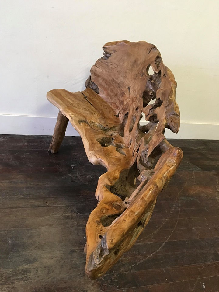 Thumbnail: Natural Form Teak Chair