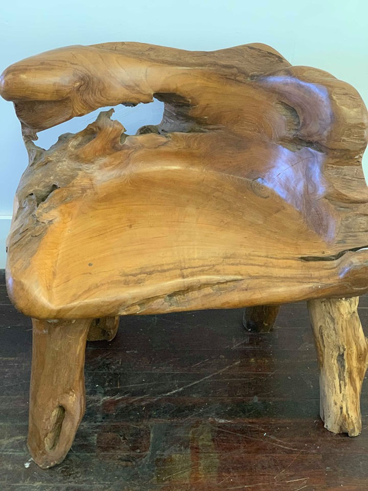 Thumbnail: Natural Form Teak Chair