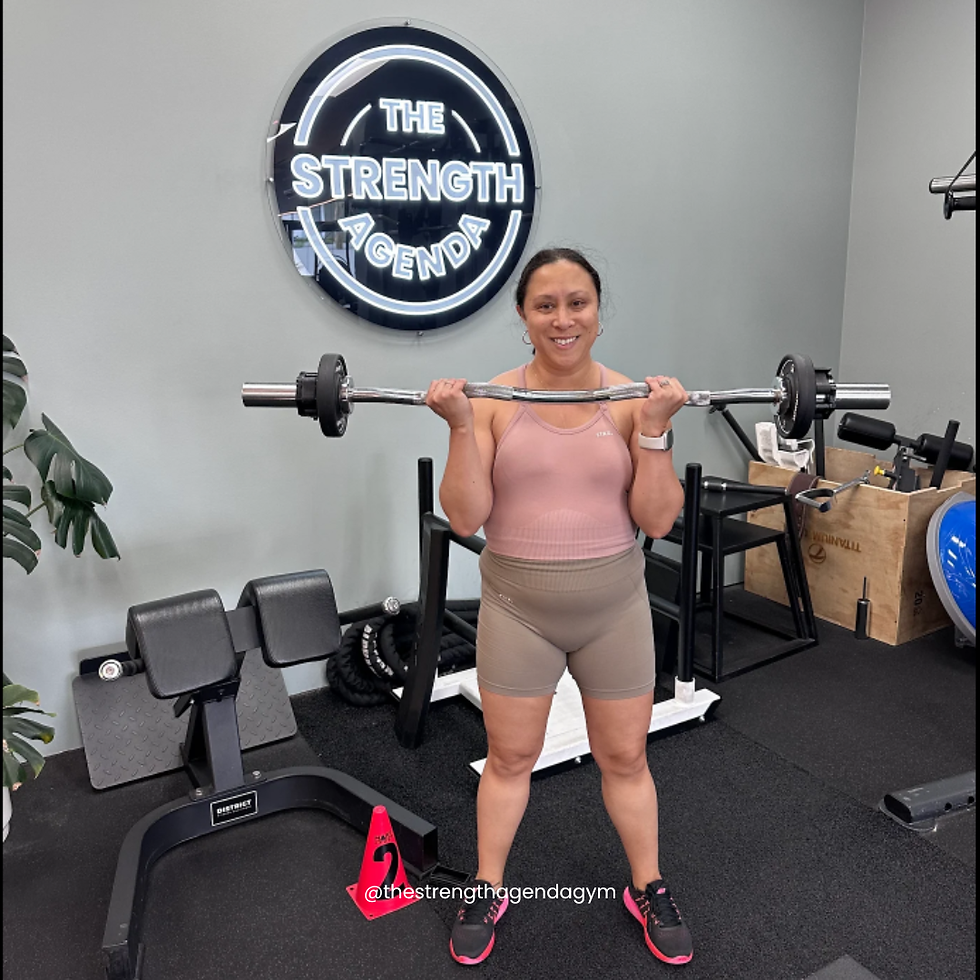 Women over 40 lifting weights.