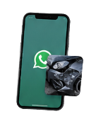 Schaden per Whatsapp melden