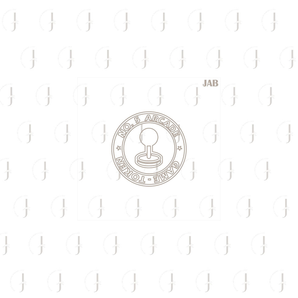 Game Token Silkscreen Stencil