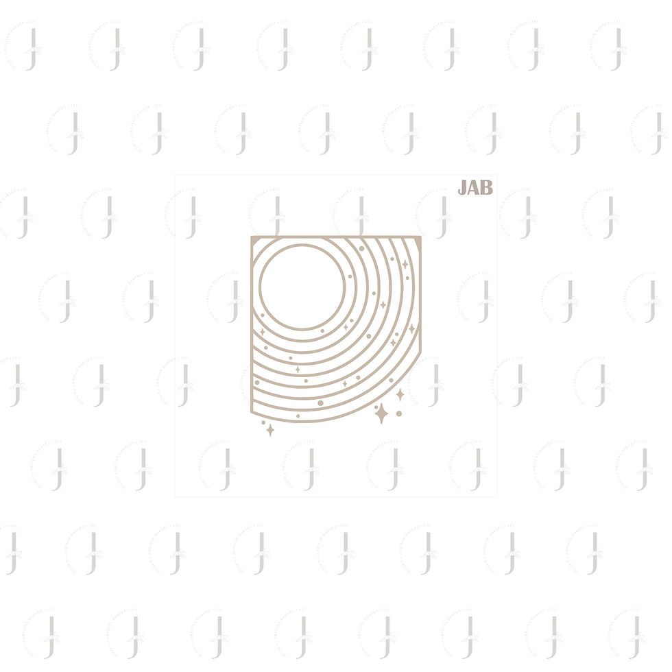 Thumbnail: Orbiting Rings Pattern Silkscreen Stencil