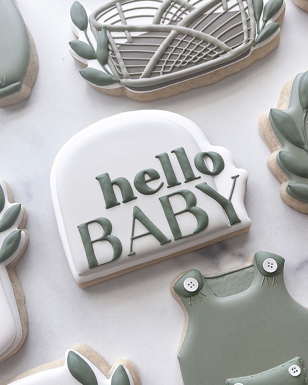 Hello Baby Plaque Digital STL File