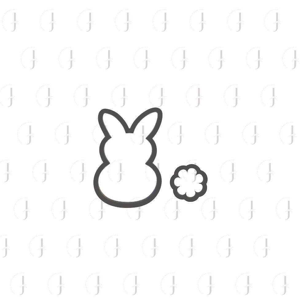 Thumbnail: Bunny Silhouette and Tail Set