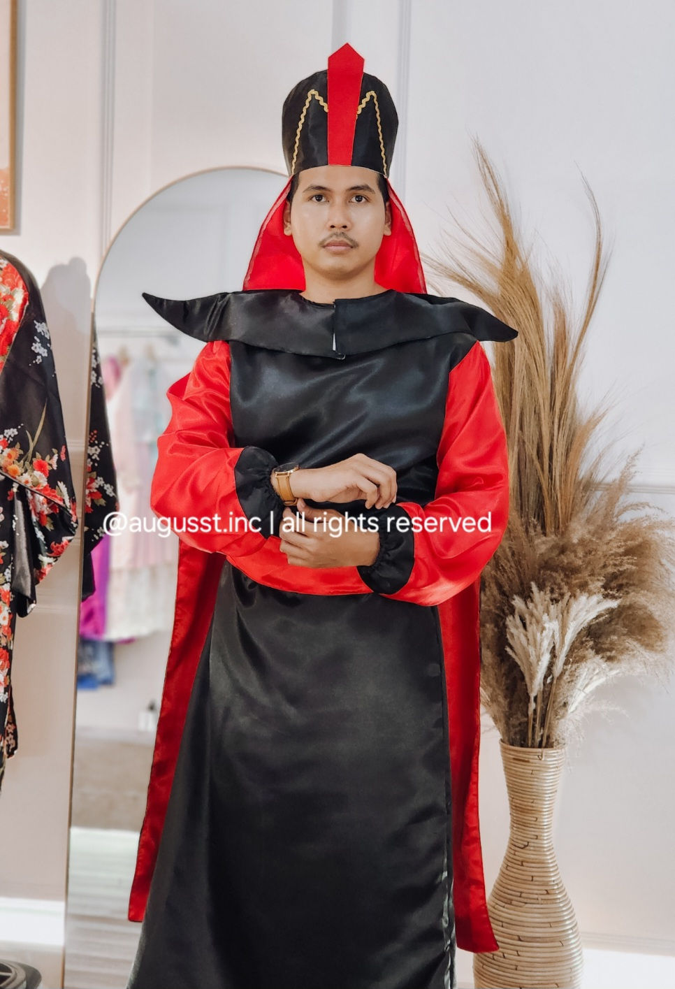 Kostum Halloween Disney Aladdin Jaffar (set)