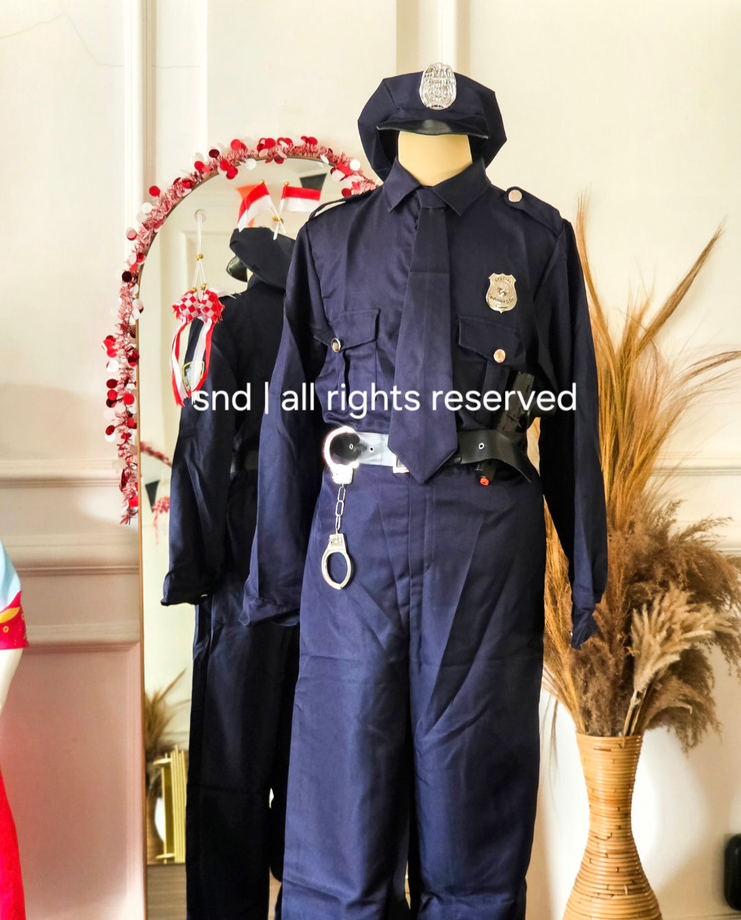 Kostum Profesi - American Police (Polisi Amerika) Pria