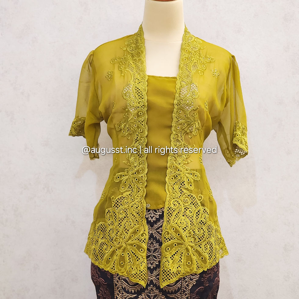 Baju Kebaya Standar - Bali Ijo Sandat Set