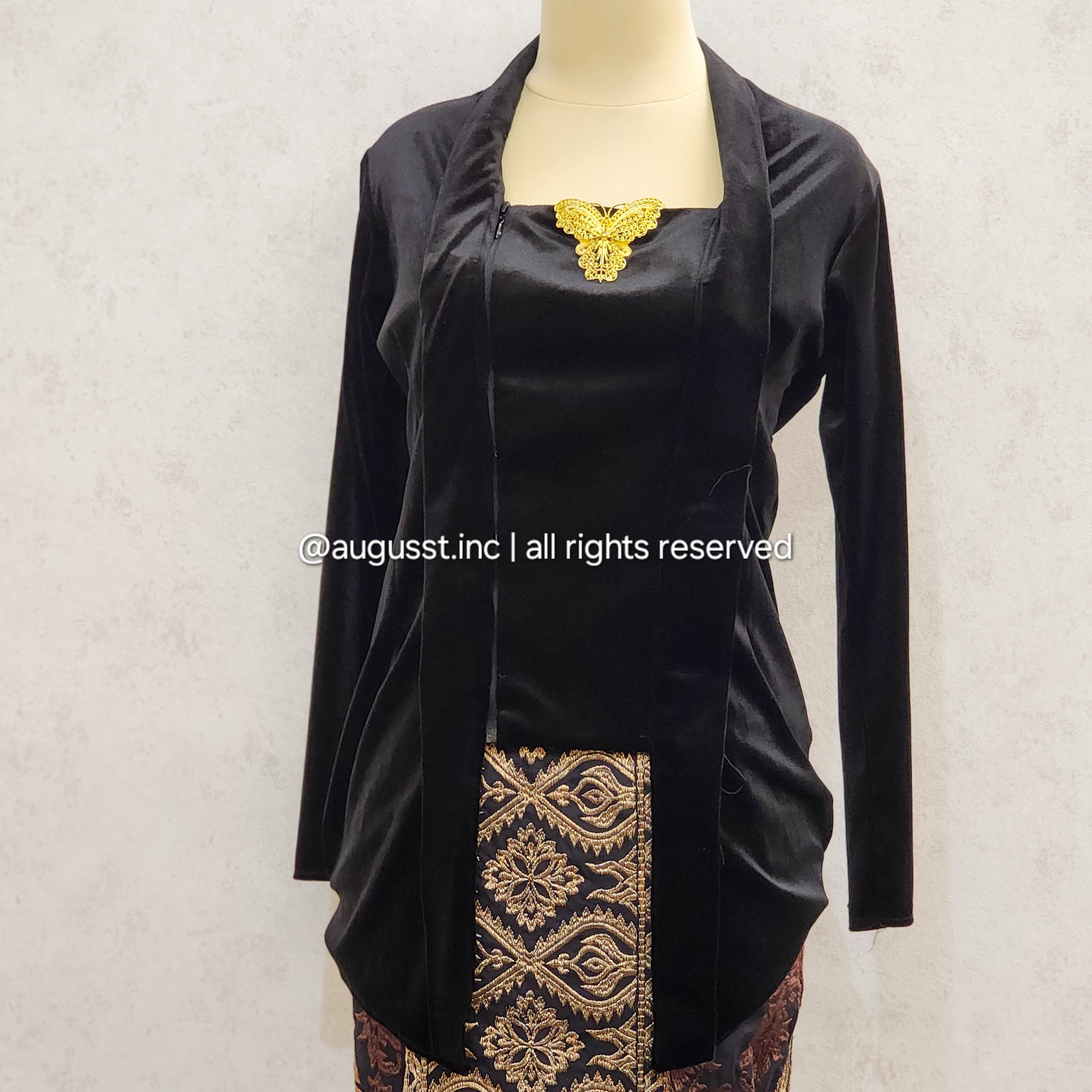 Baju Kebaya Standar - Jawa Bludru Klasik Set 