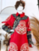 Kostum Internasional - Qing Dynasty Woman Costume China Mandarin Red