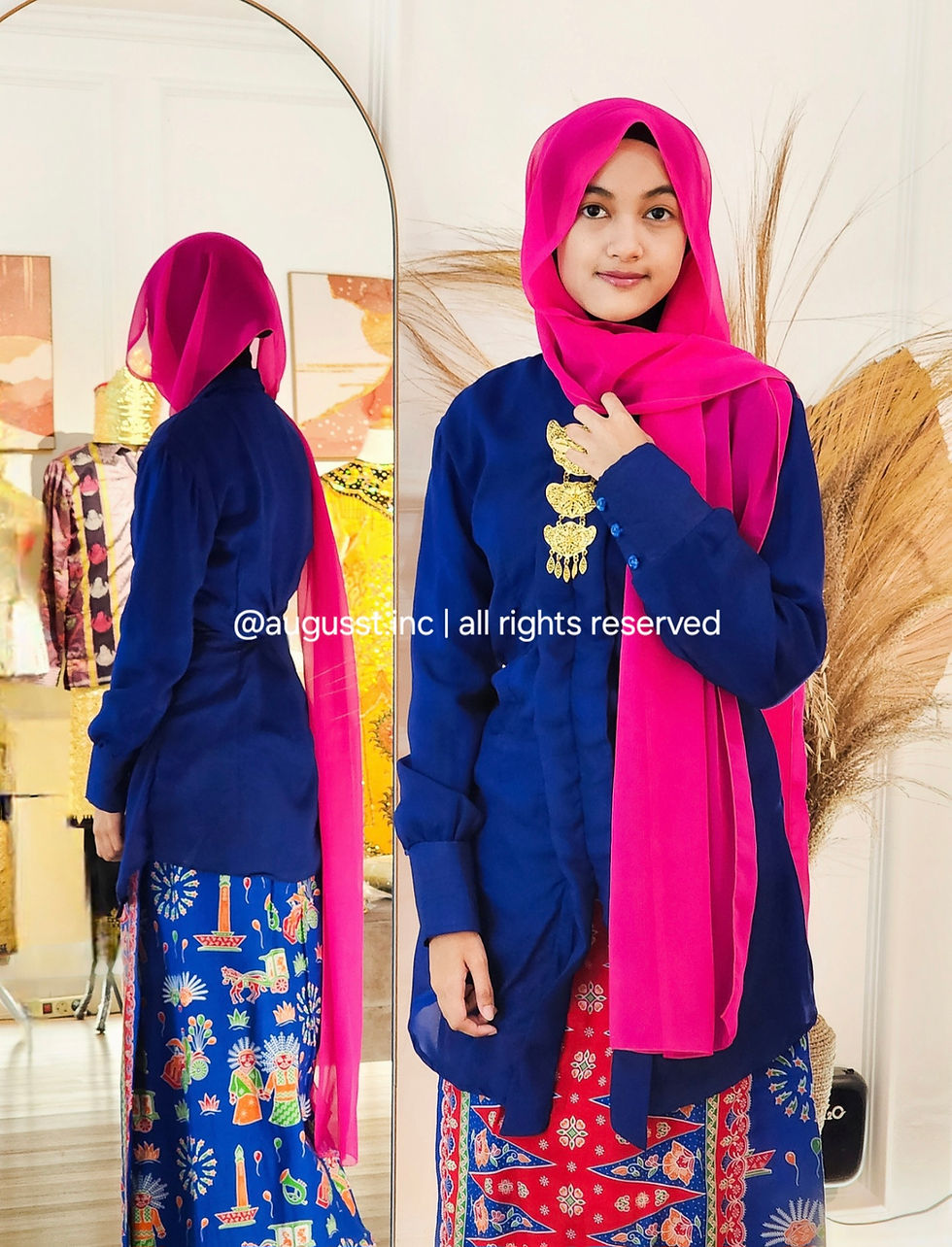 Thumbnail: Baju Adat Premium - Abang None Wanita (set)