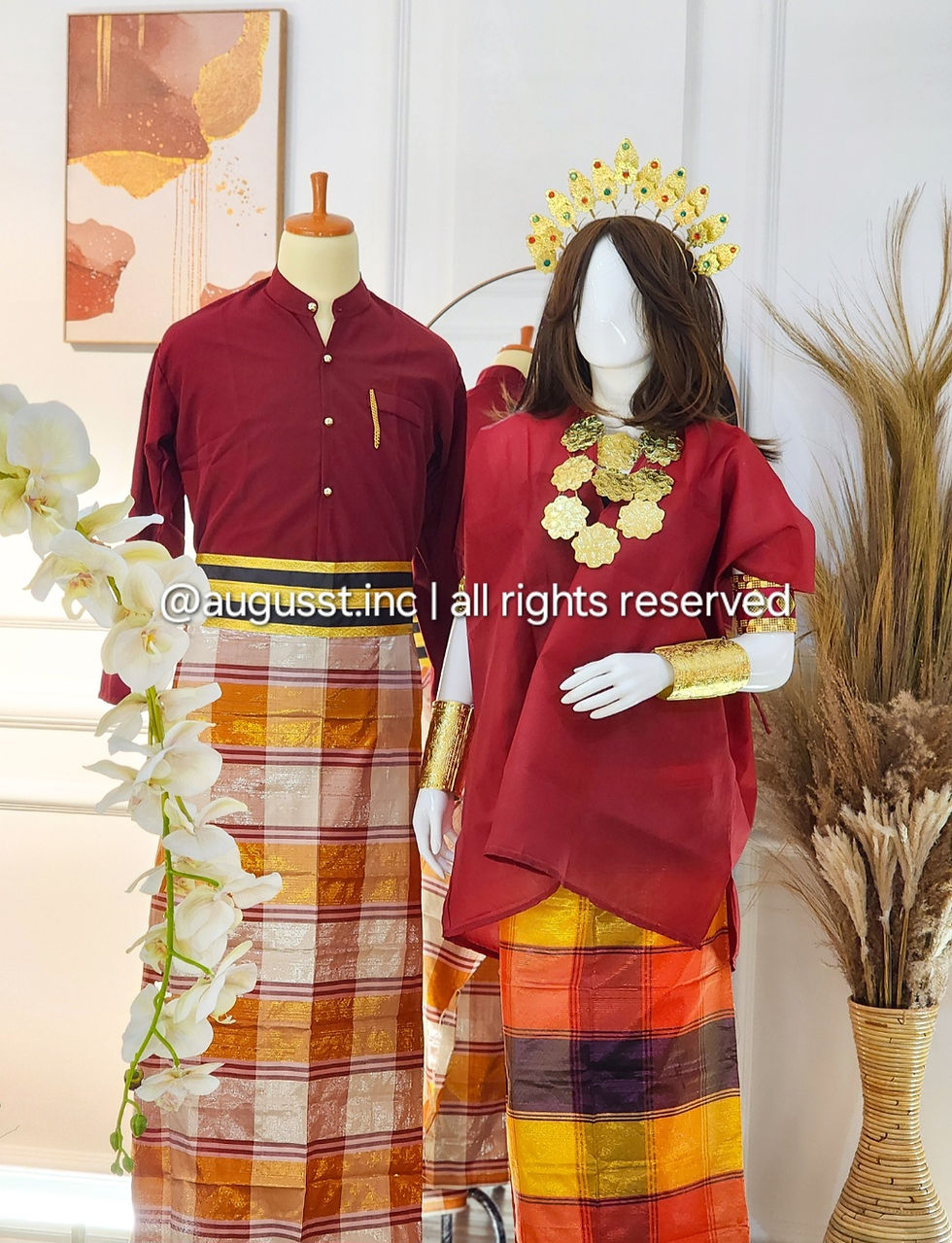 Thumbnail: Baju Adat Premium - Baju Bodo Bugis Makassar Sepasang (set)