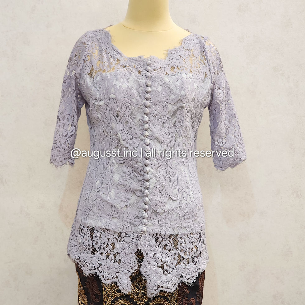 Baju Kebaya Standar - Silver Set