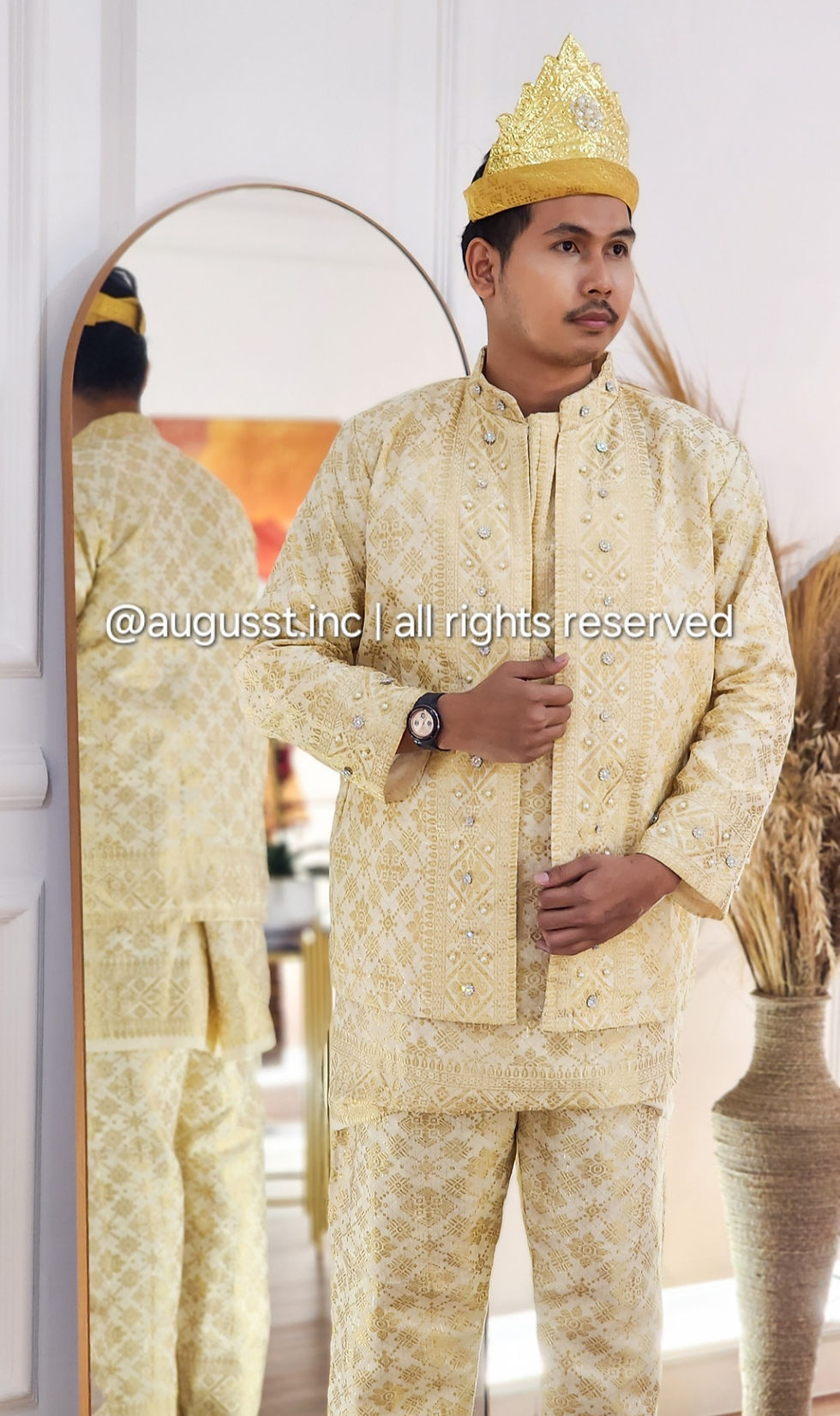Baju Adat Premium - Palembang Pria (set)