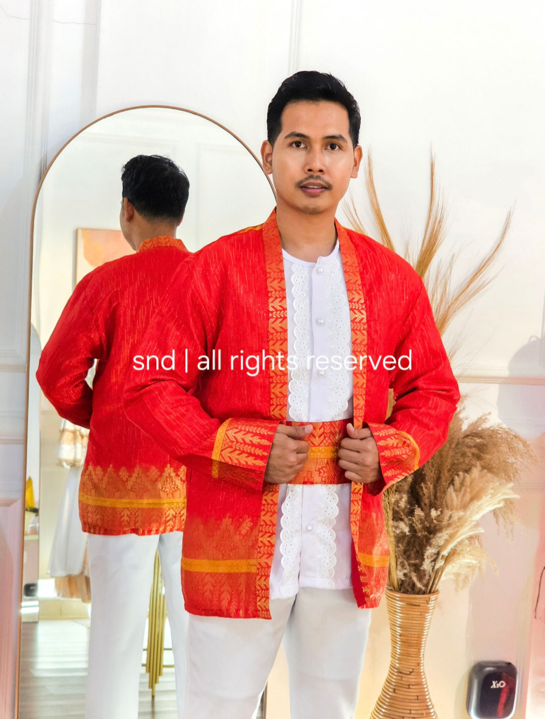 Baju Adat Premium - Ambon Maluku Pria (Set)
