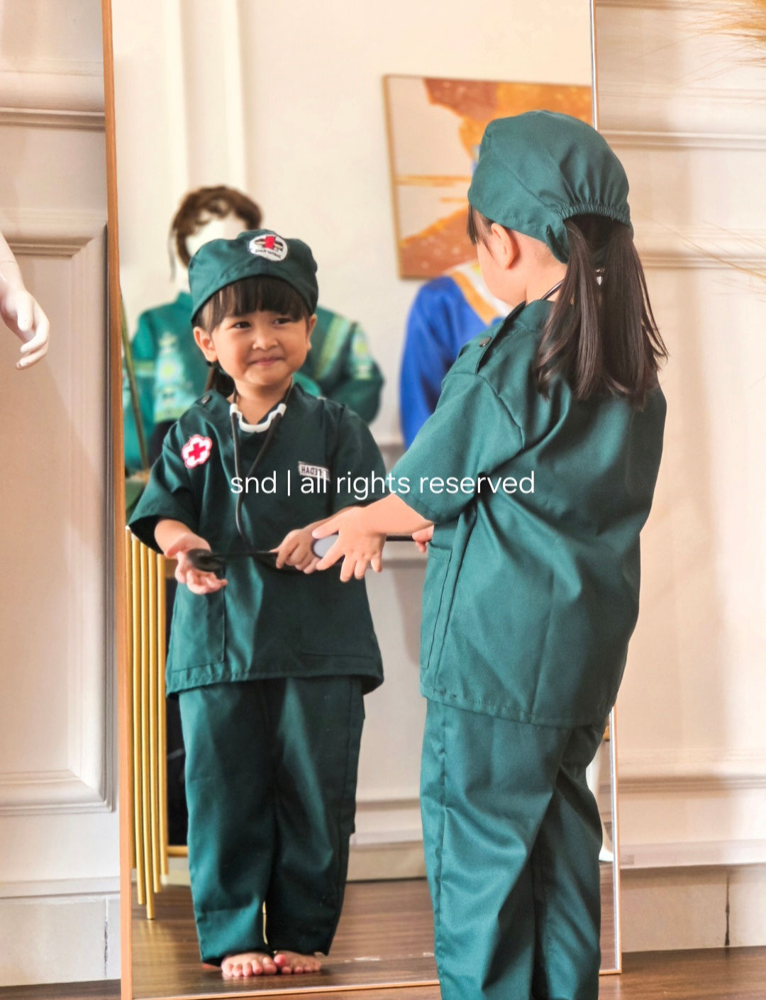 Kostum Profesi - Dokter / Surgeon (usia 3 - 6th)