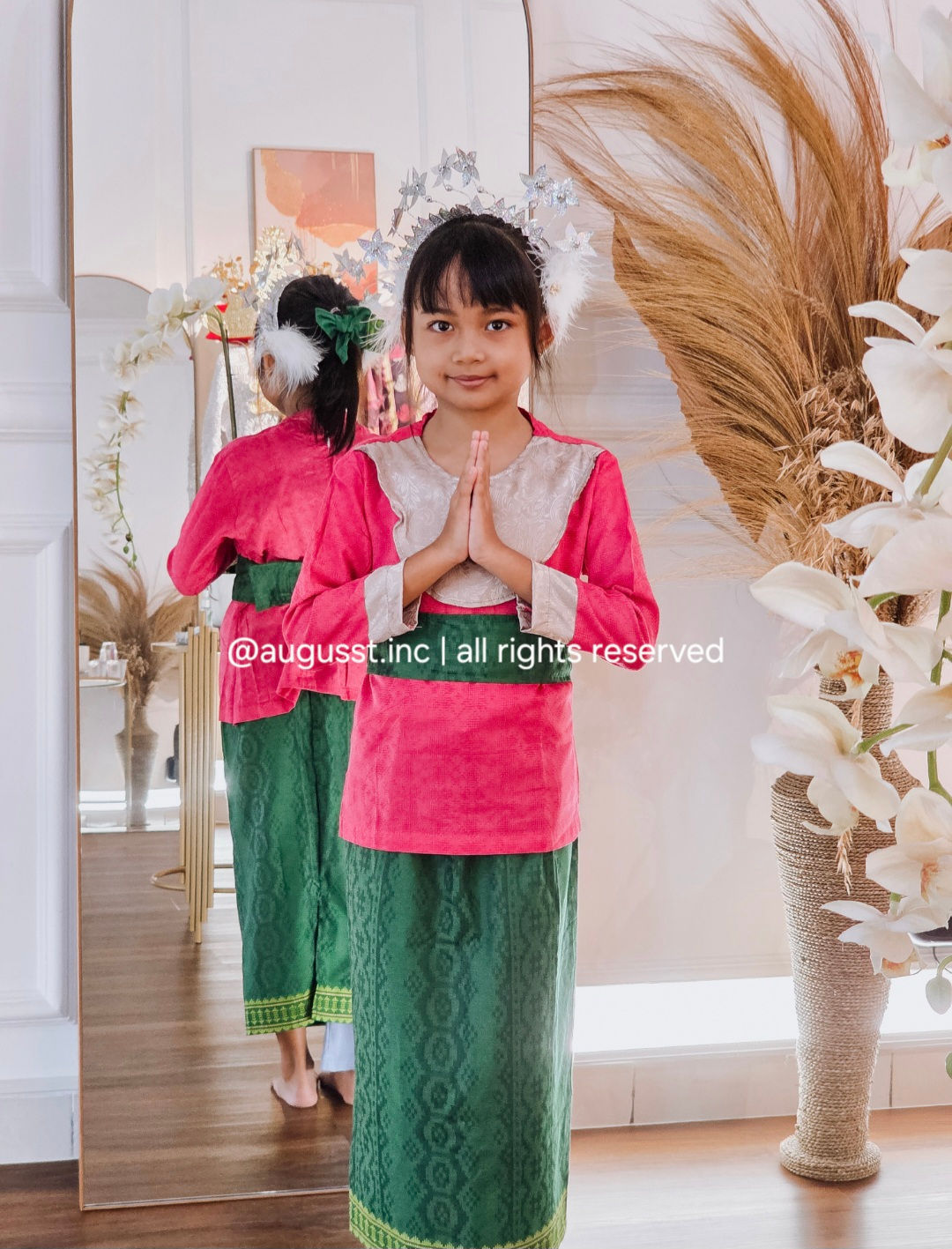 Baju Adat Anak Premium - Ternate Maluku Utara [ usia 6-8th ]