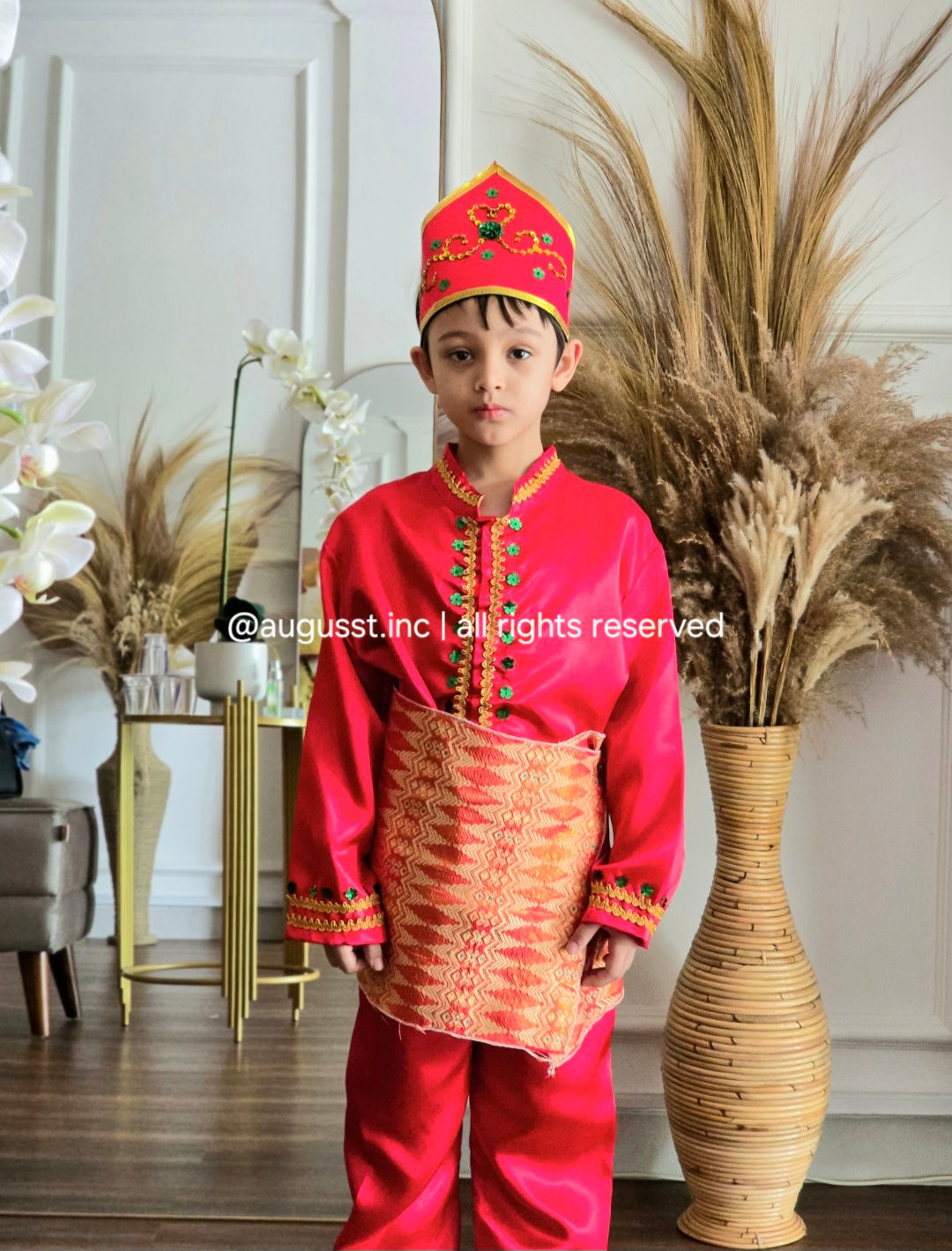 Baju Adat Anak Standar - Jambi [ Usia 6 - 8th ]