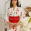 Thumbnail: Kostum Internasional - Kimono Jepang Cherry White 